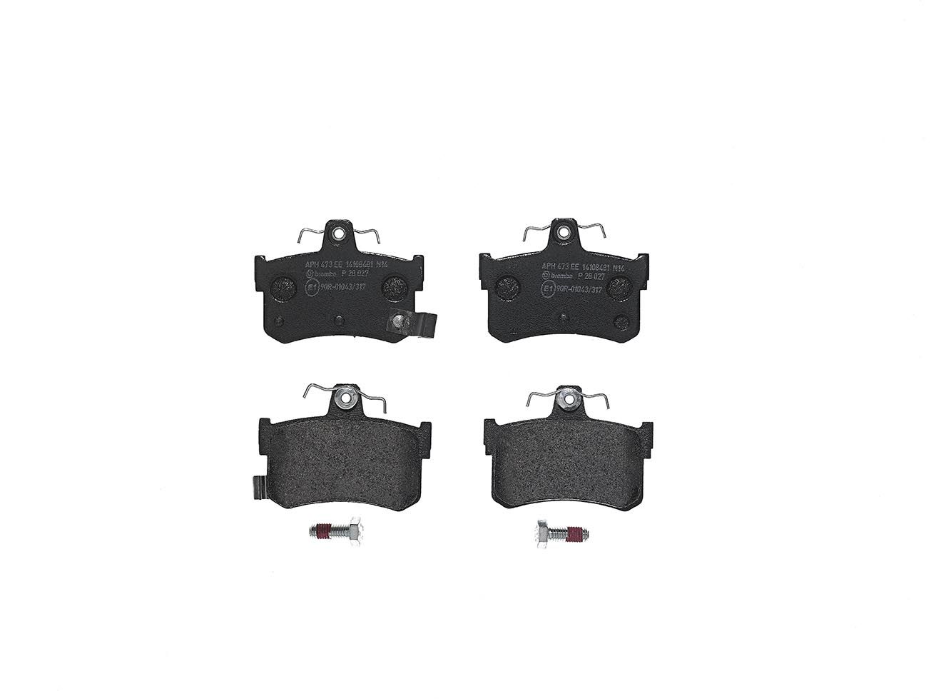 Гальмівні колодки дискові BREMBO P28027 - zapix