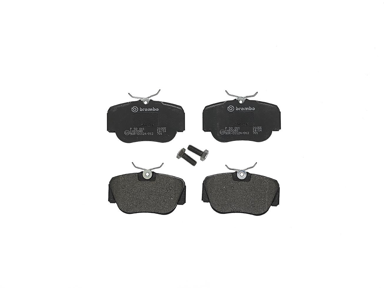 Гальмівні колодки дискові BREMBO P50011 - zapix