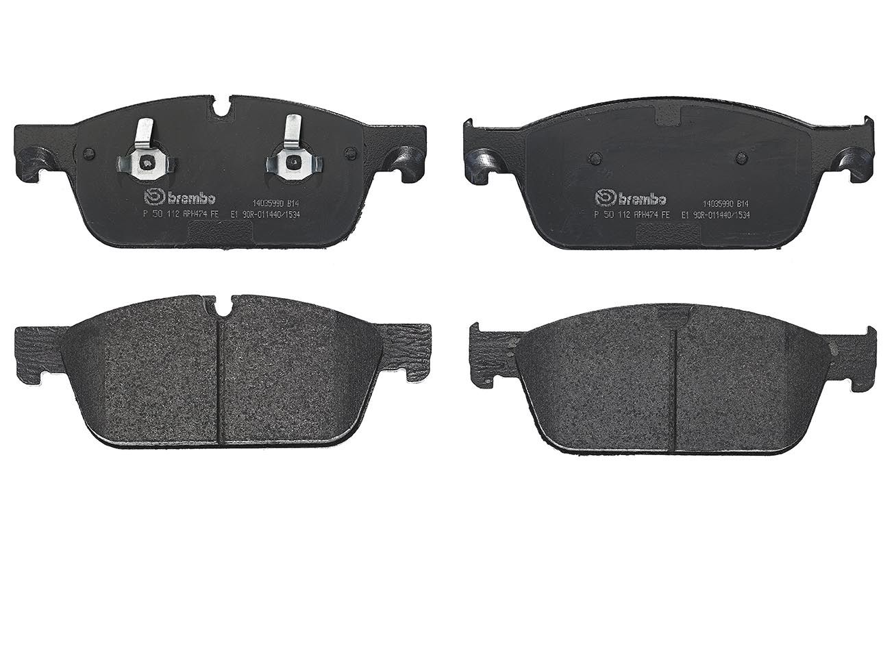 Гальмівні колодки дискові BREMBO P50112 - zapix