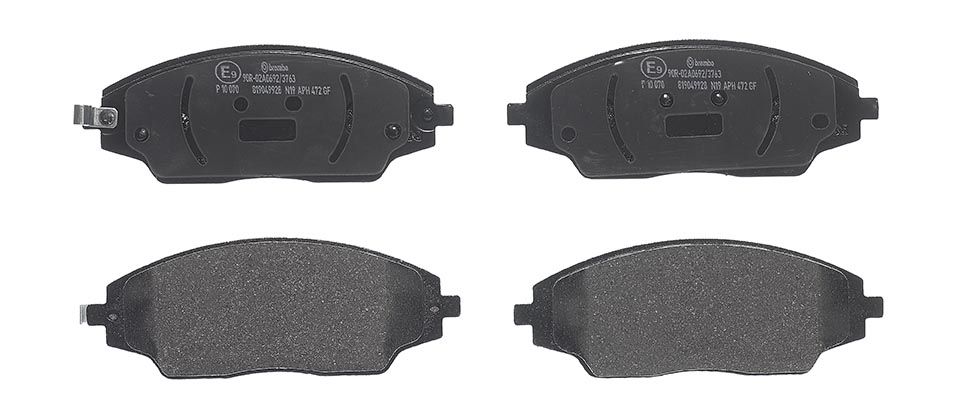 Гальмівні колодки дискові BREMBO P10070 - zapix