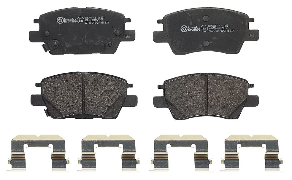Гальмівні колодки дискові BREMBO P10073 - zapix