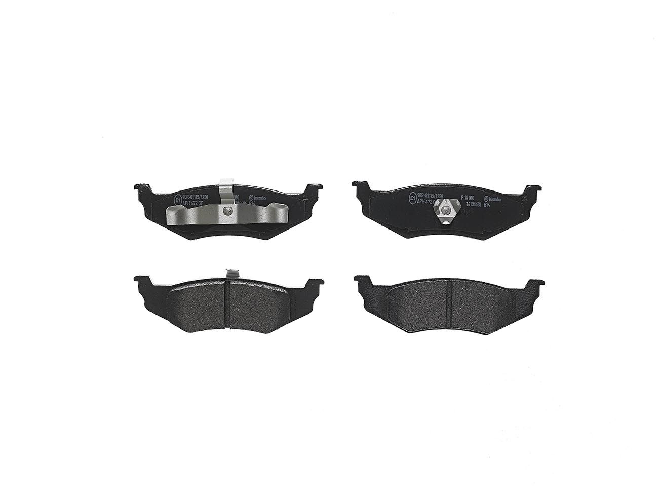 Гальмівні колодки дискові BREMBO P11010 - zapix