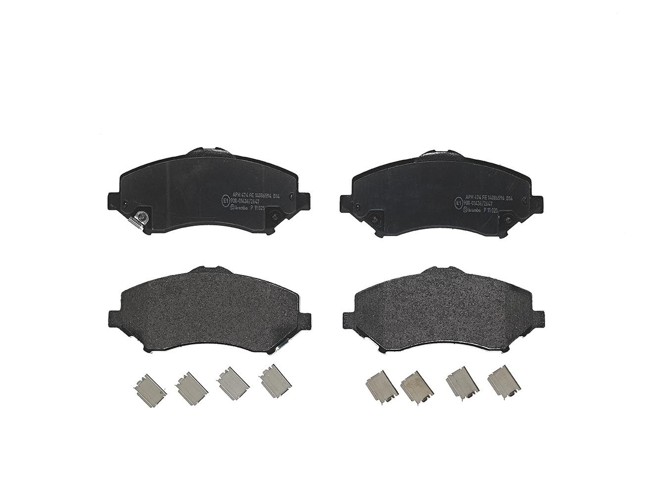 Гальмівні колодки дискові BREMBO P11025 - zapix