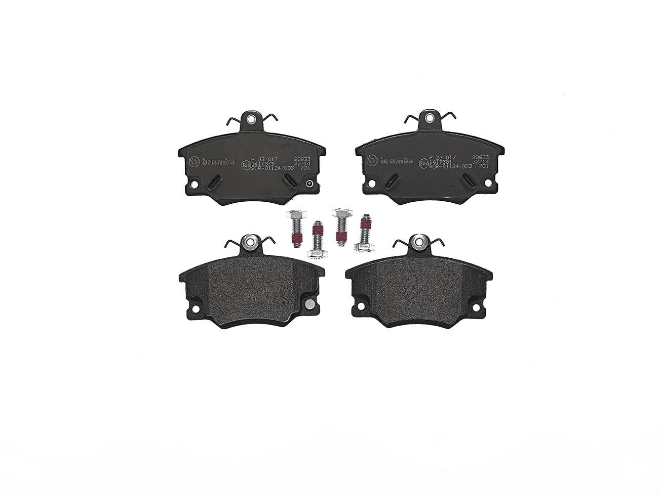 Гальмівні колодки дискові BREMBO P23017 - zapix