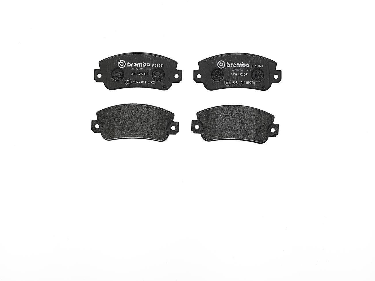 Гальмівні колодки дискові BREMBO P23021 - zapix