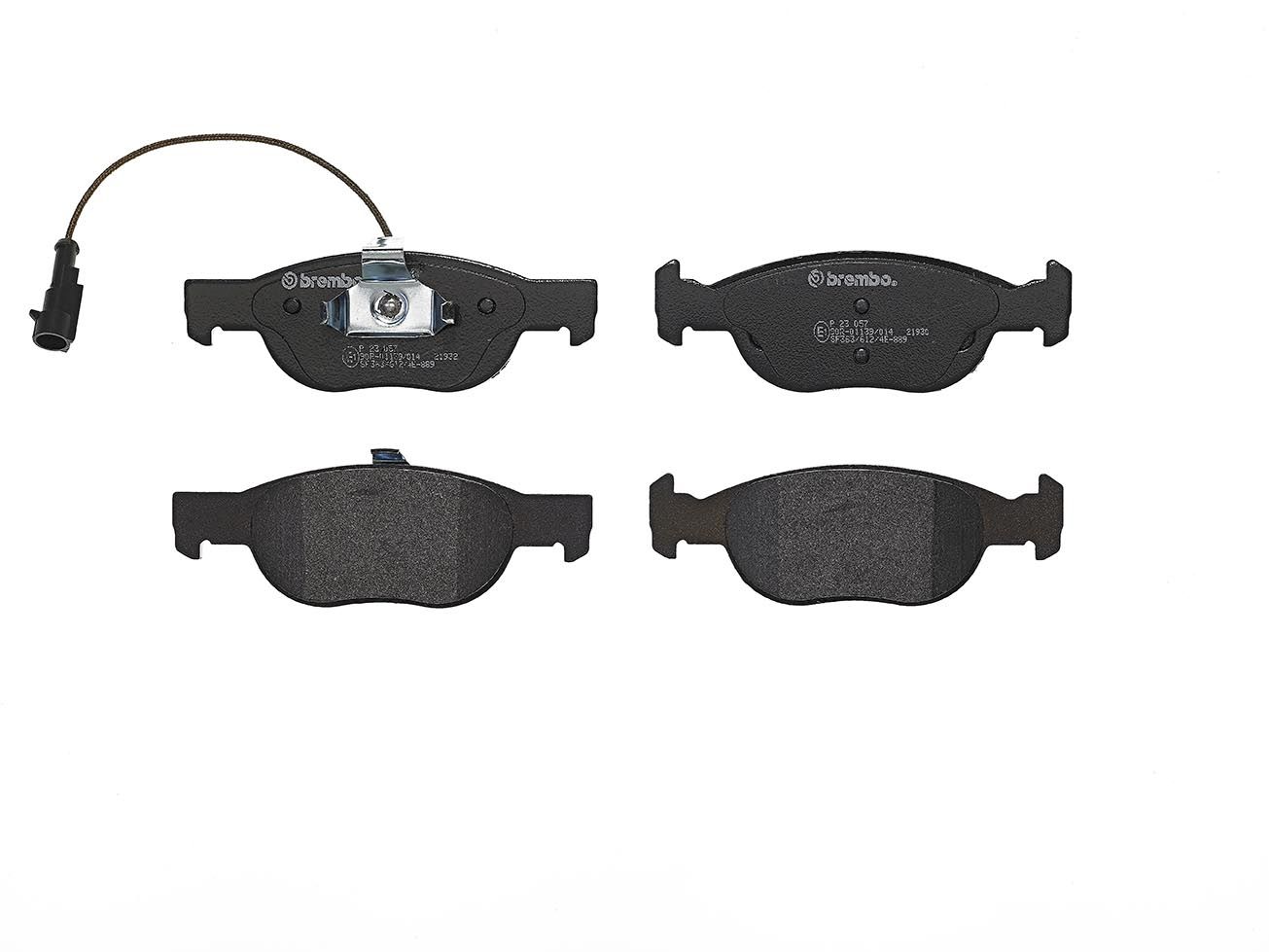 Гальмівні колодки дискові BREMBO P23057 - zapix