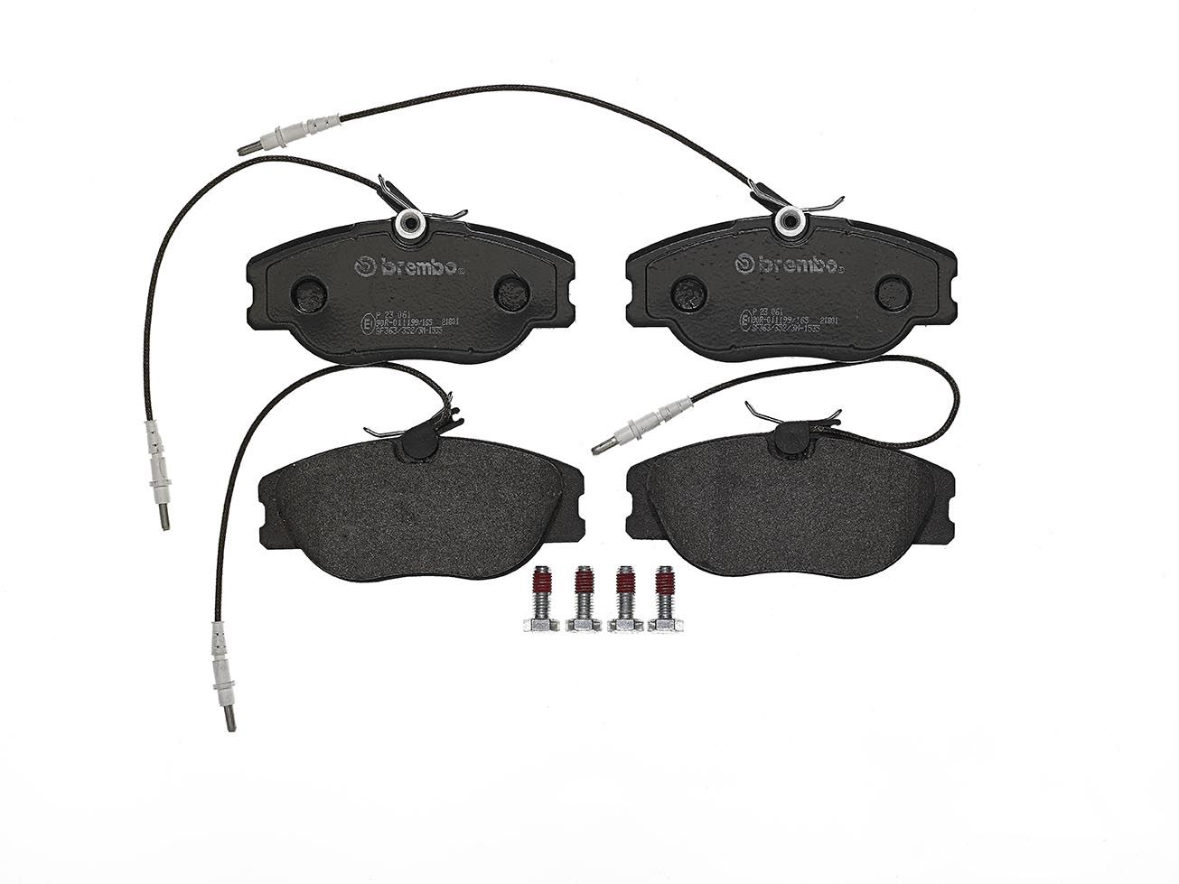 Гальмівні колодки дискові BREMBO P23061 - zapix