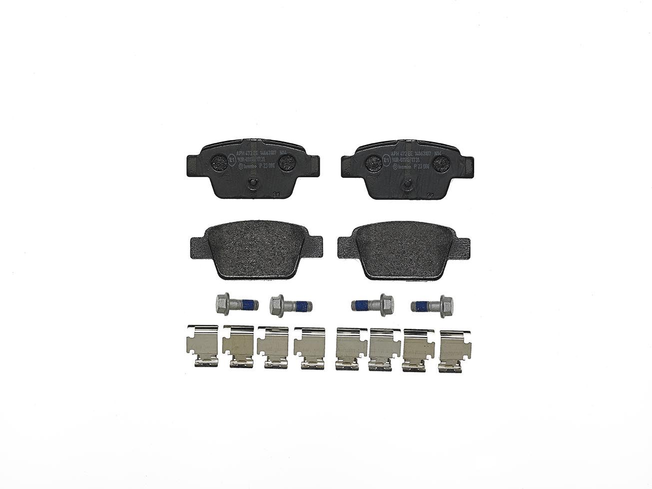 Гальмівні колодки дискові BREMBO P23080 - zapix