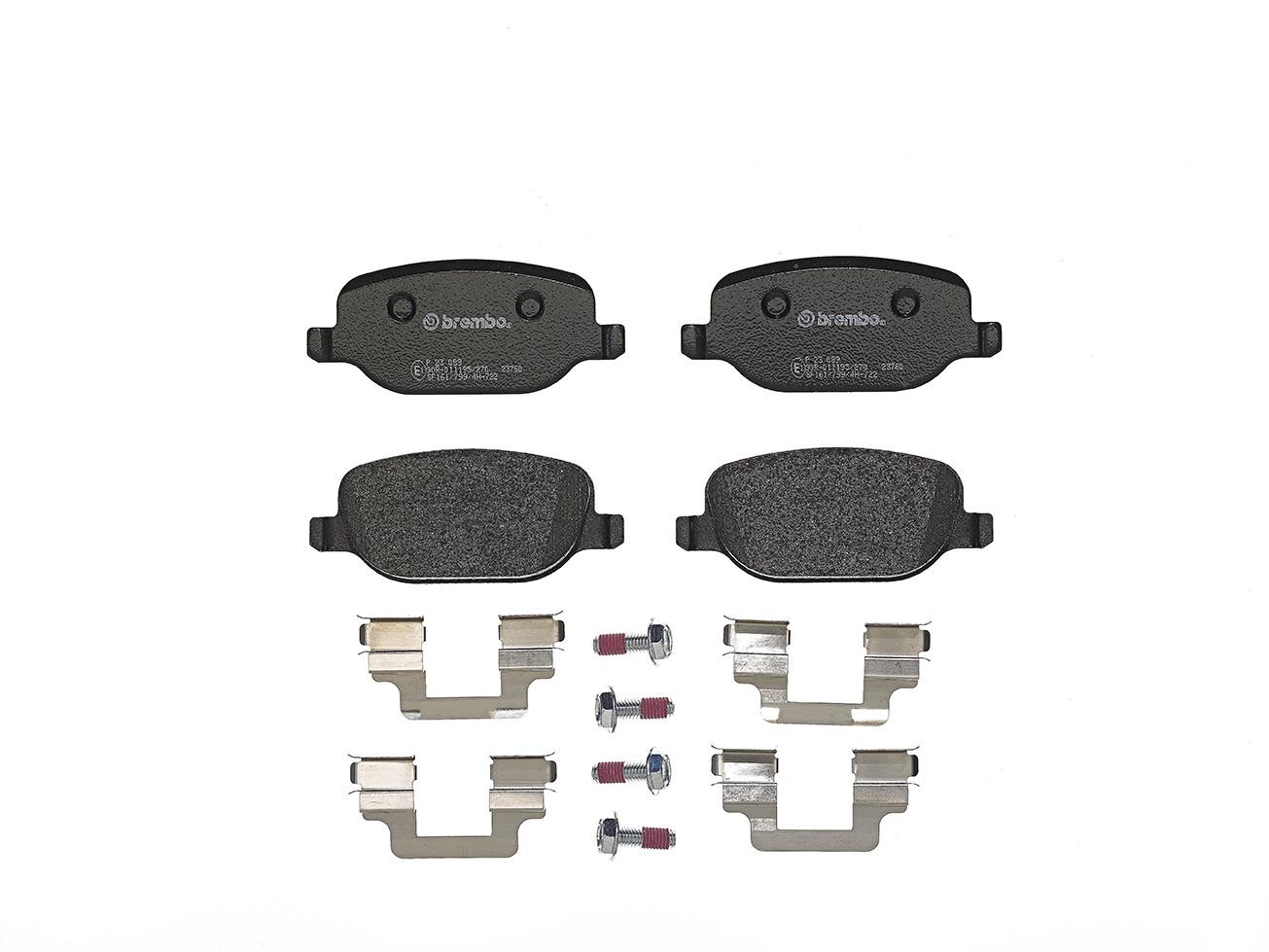 Гальмівні колодки дискові BREMBO P23089 - zapix