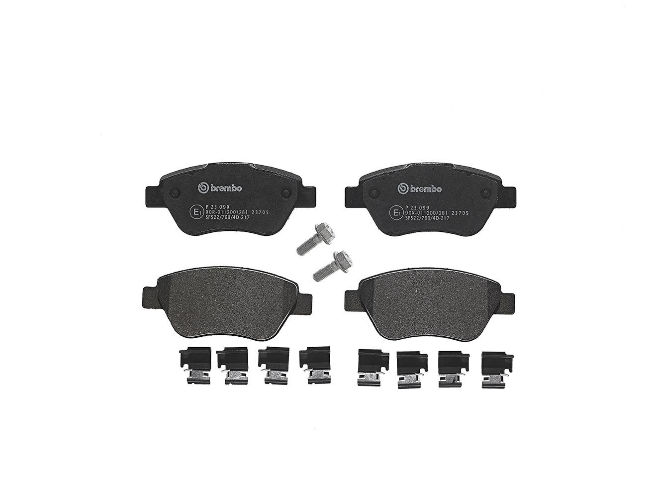 Гальмівні колодки дискові BREMBO P23099 - zapix