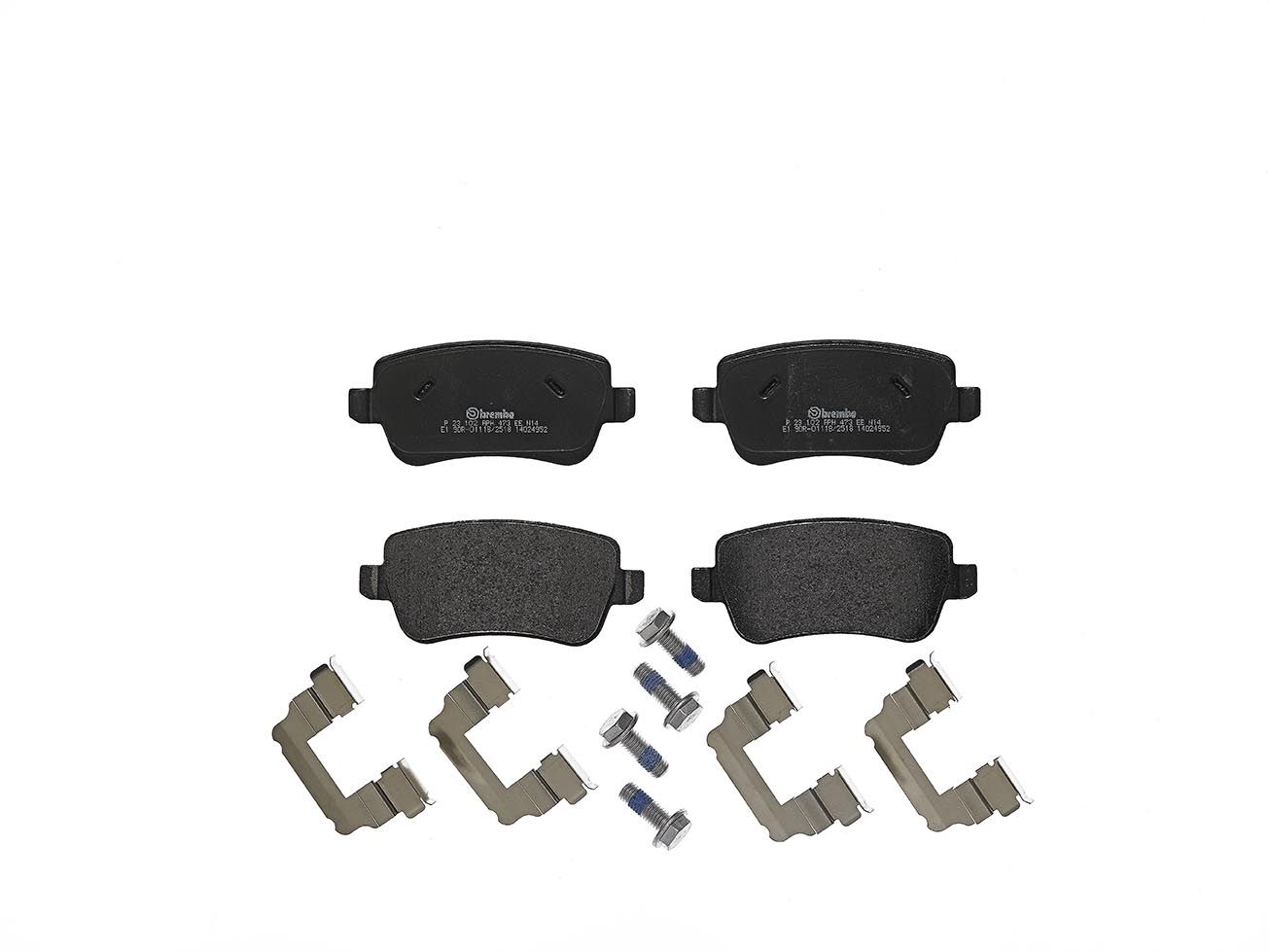Гальмівні колодки дискові BREMBO P23102 - zapix