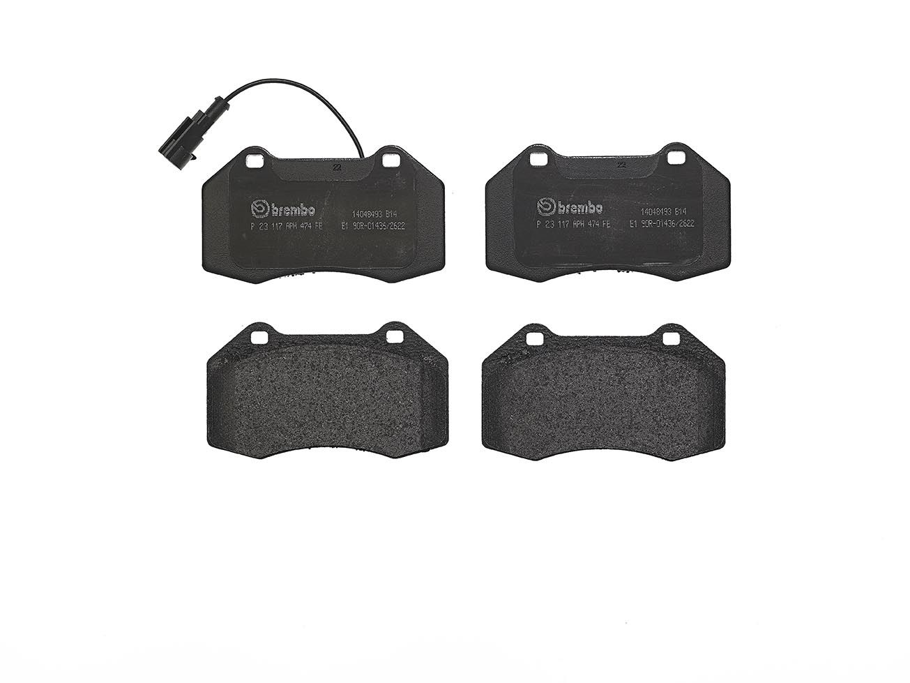 Гальмівні колодки дискові BREMBO P23117 - zapix