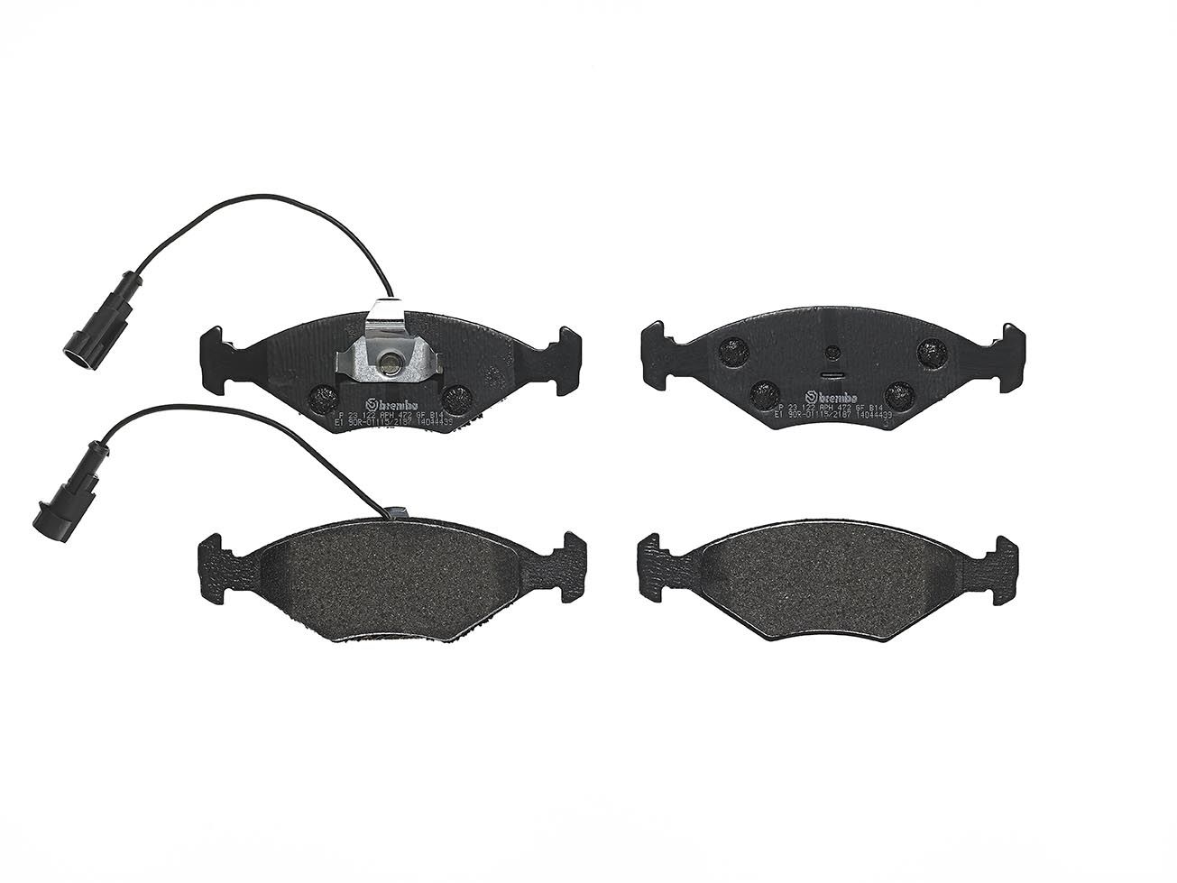 Гальмівні колодки дискові BREMBO P23122 - zapix