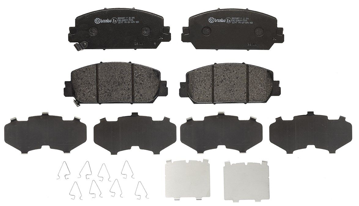 Гальмівні колодки дискові BREMBO P28098 - zapix