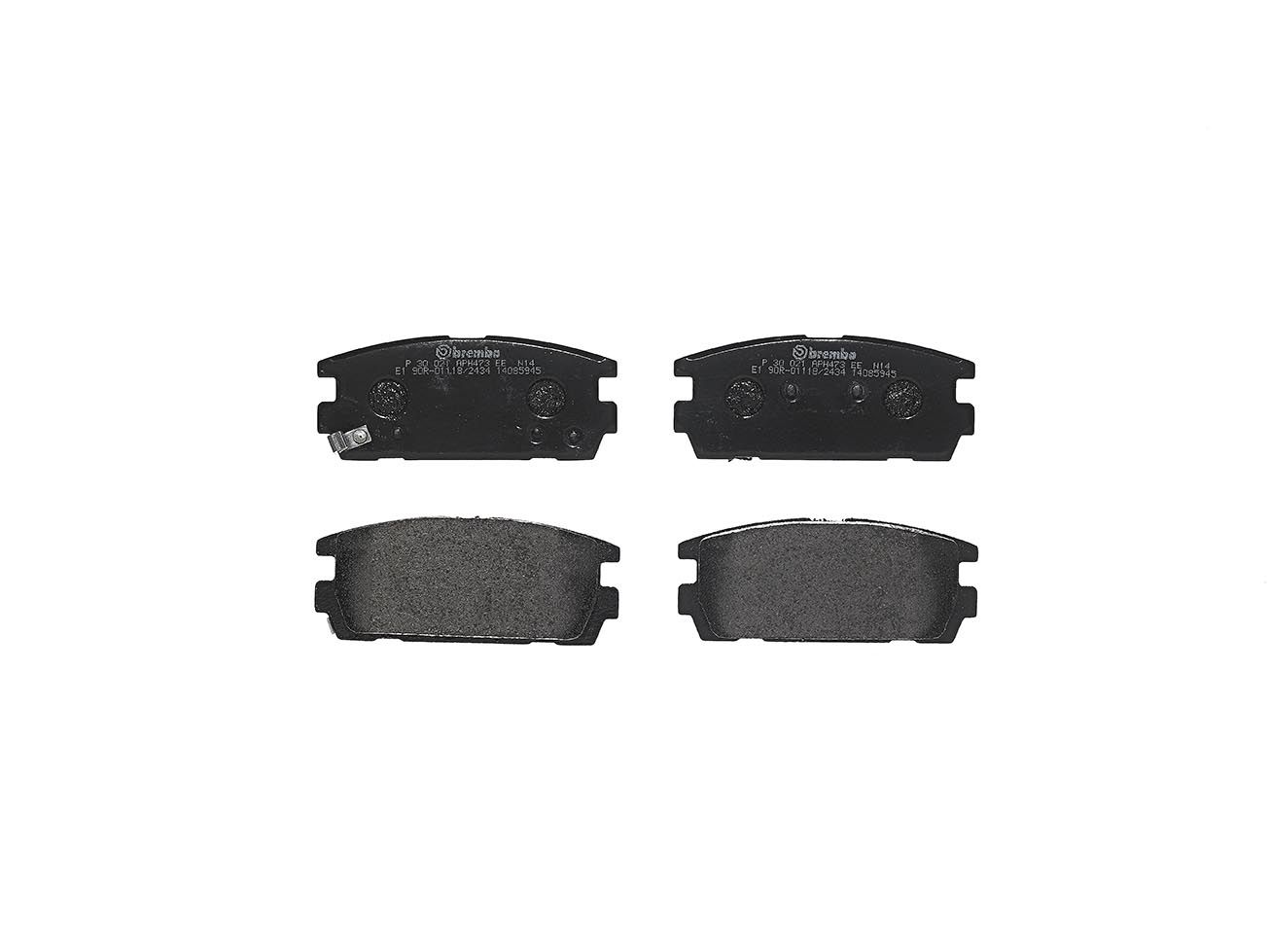 Гальмівні колодки дискові BREMBO P30021 - zapix