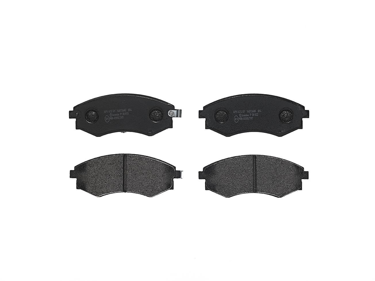 Гальмівні колодки дискові BREMBO P30022 - zapix