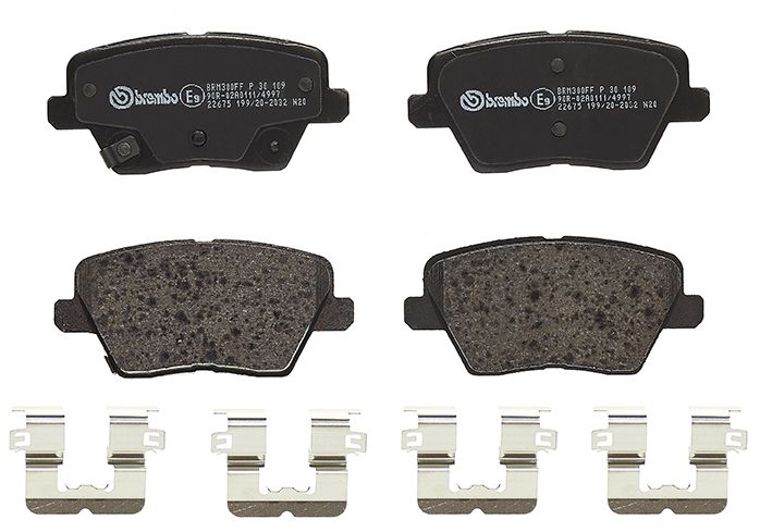 Гальмівні колодки дискові BREMBO P30109 - zapix