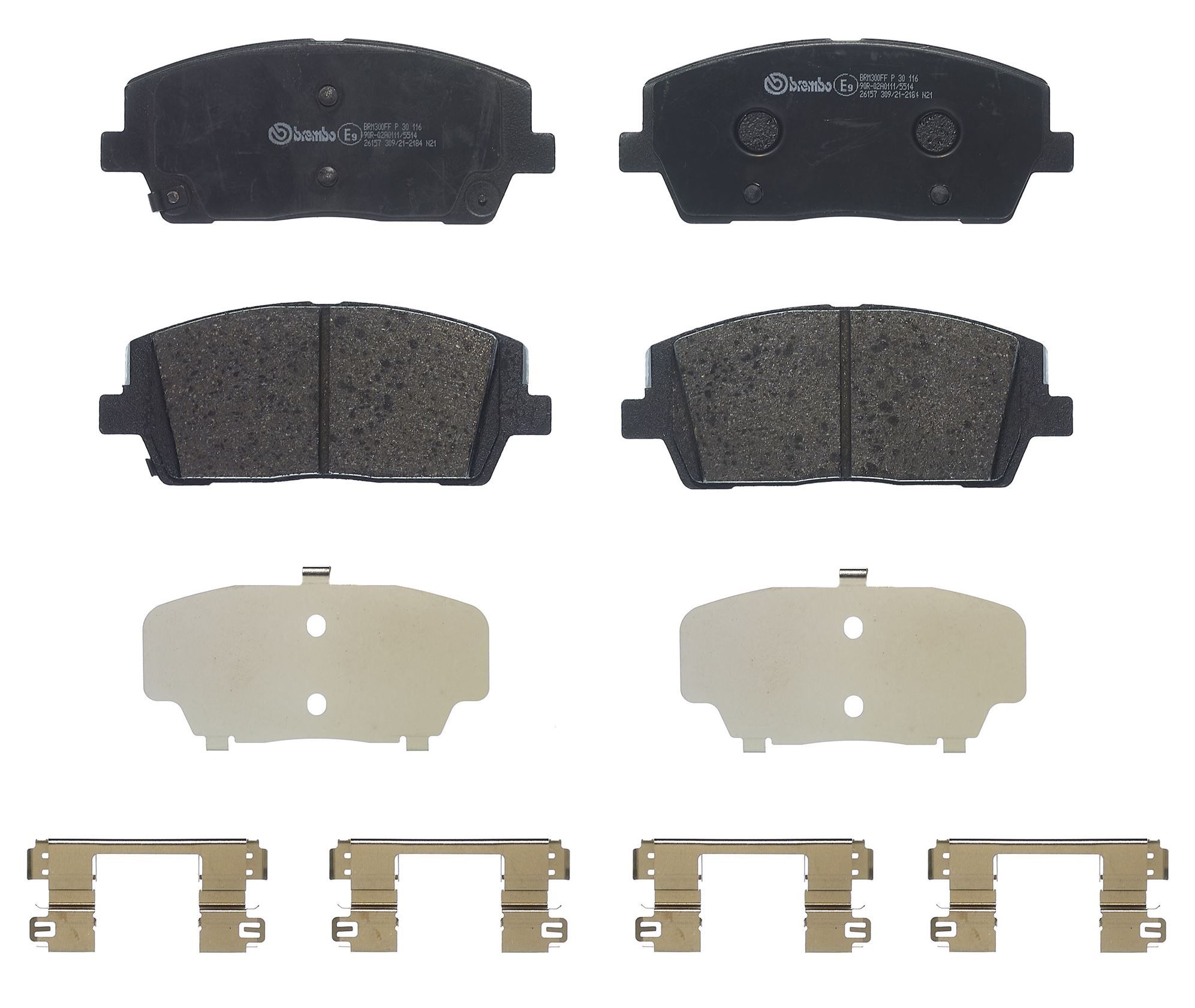 Гальмівні колодки дискові BREMBO P30116 - zapix