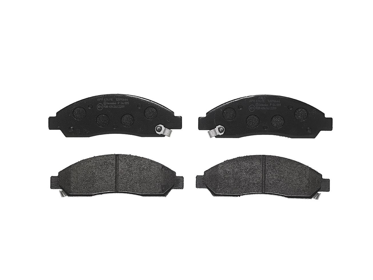 Гальмівні колодки дискові BREMBO P34005 - zapix