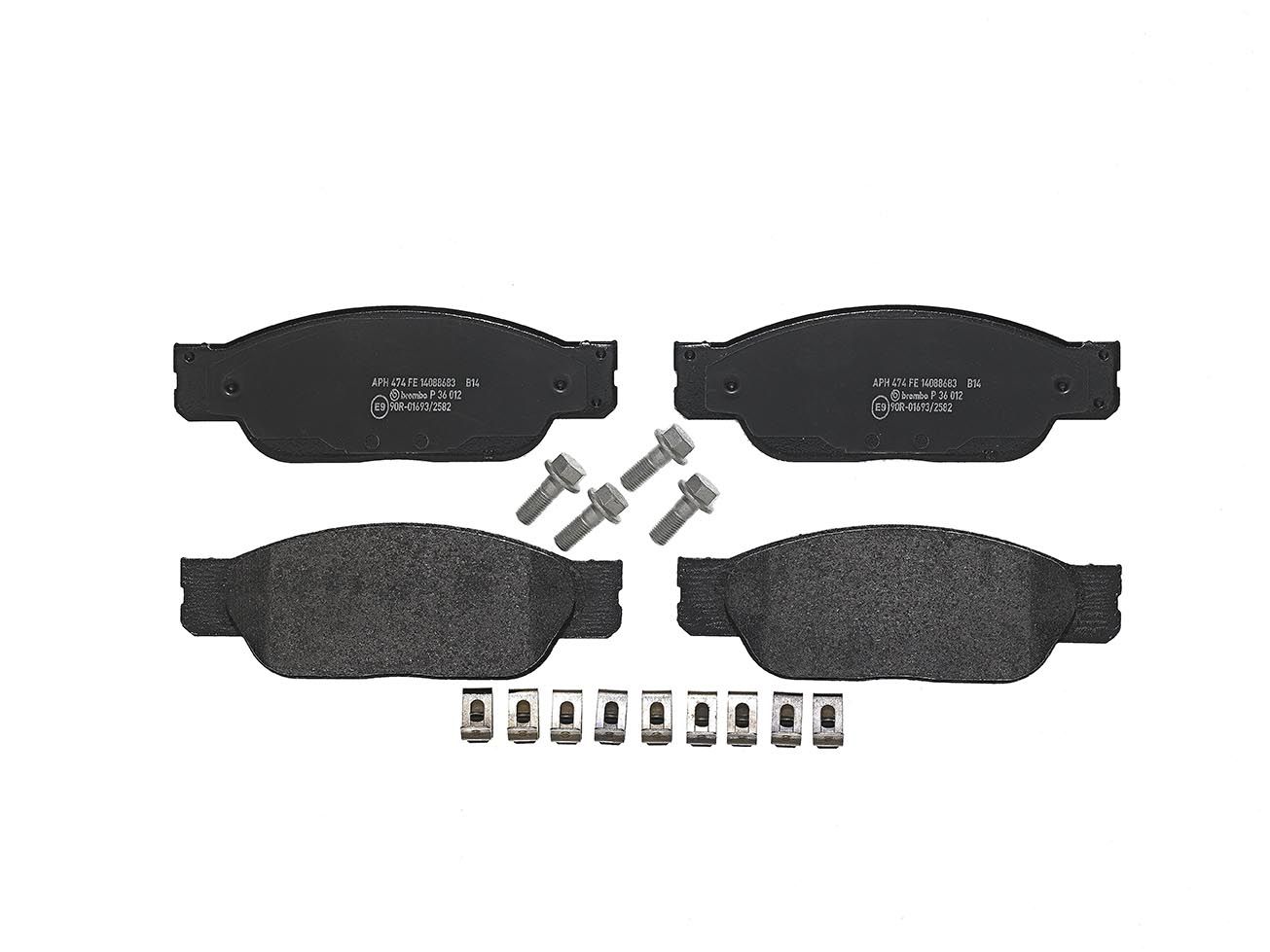 Гальмівні колодки дискові BREMBO P36012 - zapix