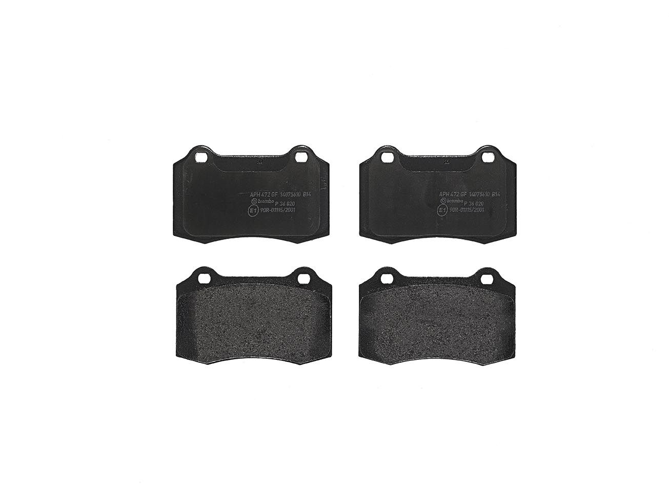 Гальмівні колодки дискові BREMBO P36020 - zapix