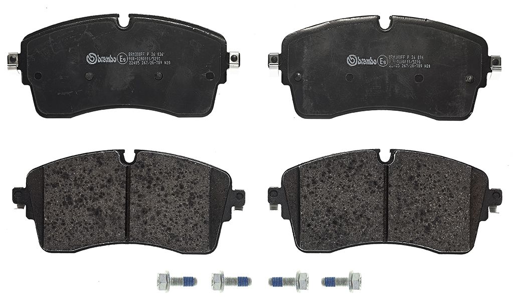 Гальмівні колодки дискові BREMBO P36036 - zapix