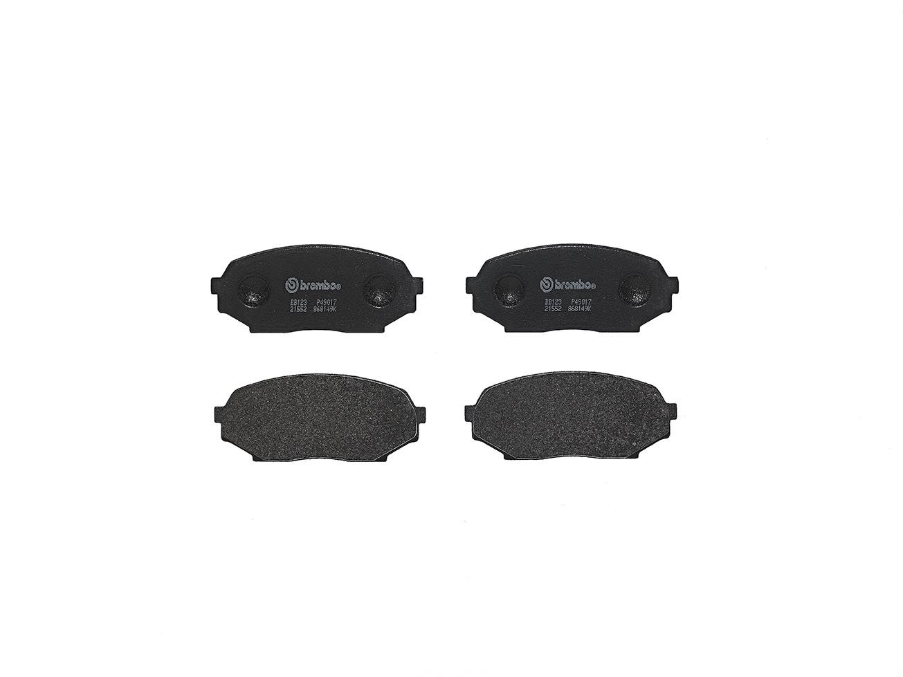 Гальмівні колодки дискові BREMBO P49017 - zapix