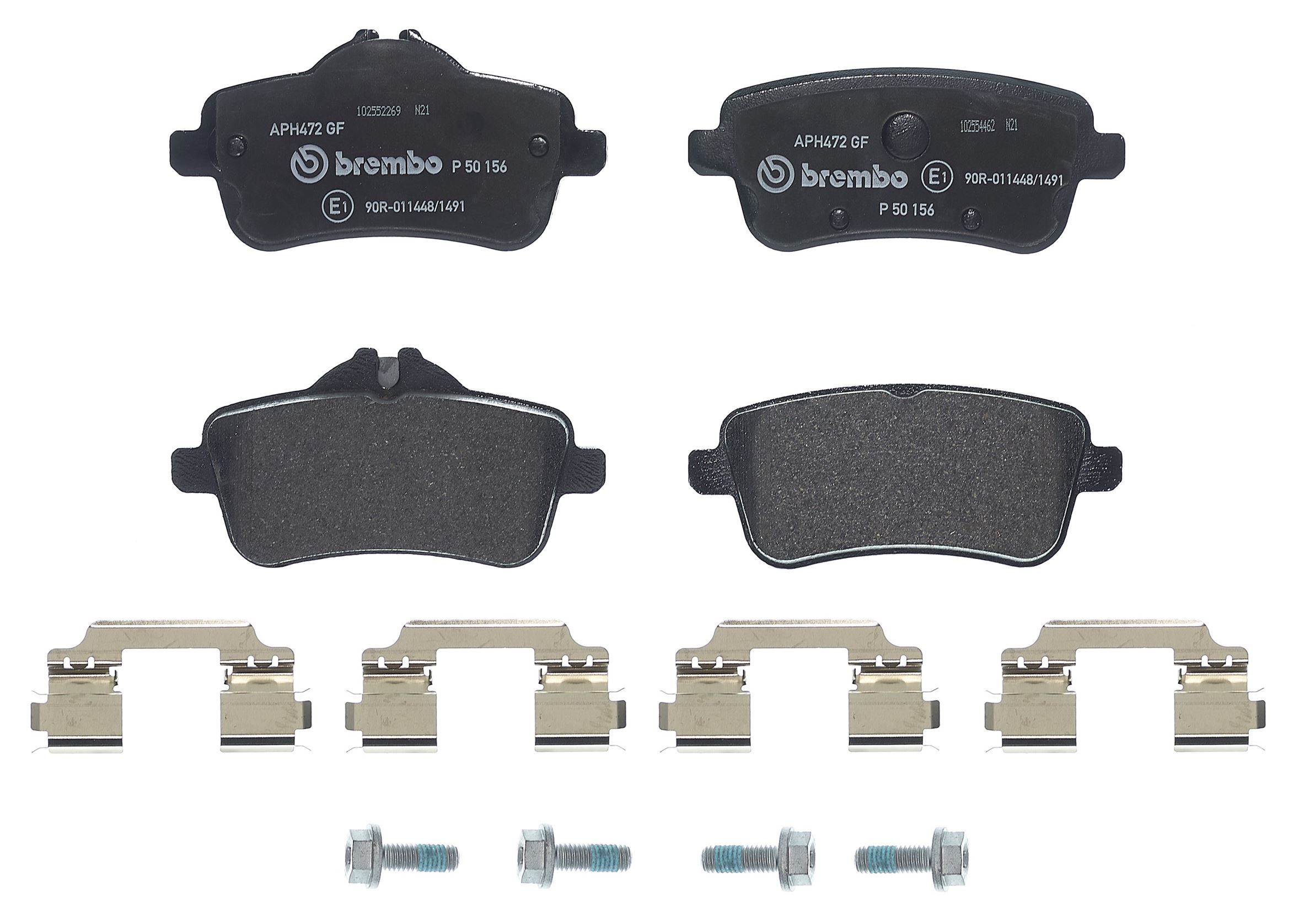 Гальмівні колодки дискові BREMBO P50156 - zapix