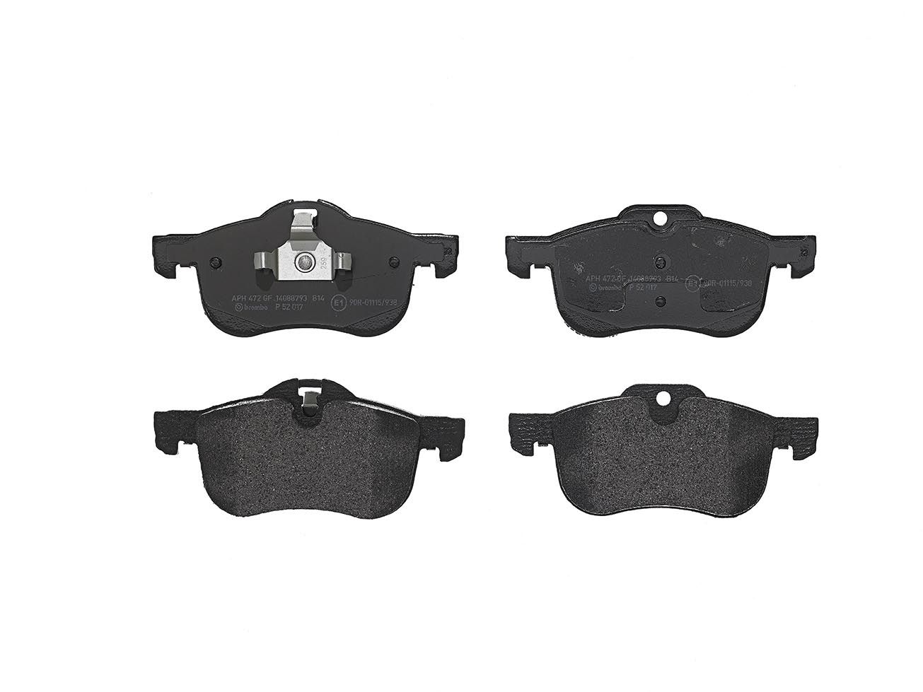 Гальмівні колодки дискові BREMBO P52017 - zapix