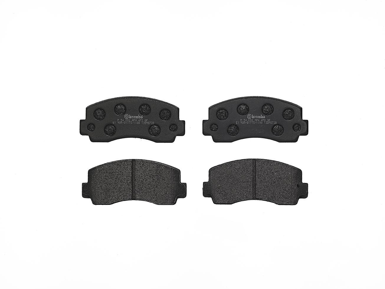 Гальмівні колодки дискові BREMBO P54002 - zapix
