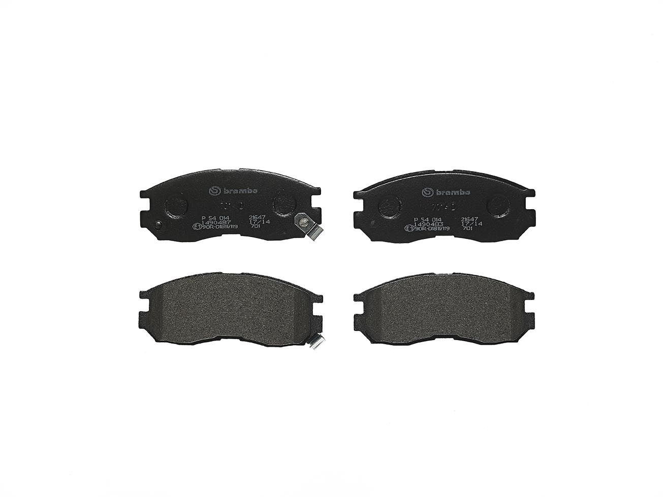 Гальмівні колодки дискові BREMBO P54014 - zapix