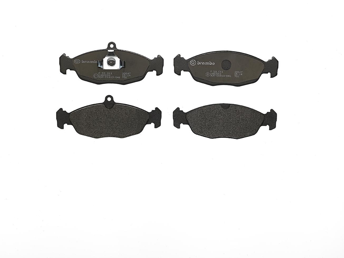 Гальмівні колодки дискові BREMBO P59011 - zapix