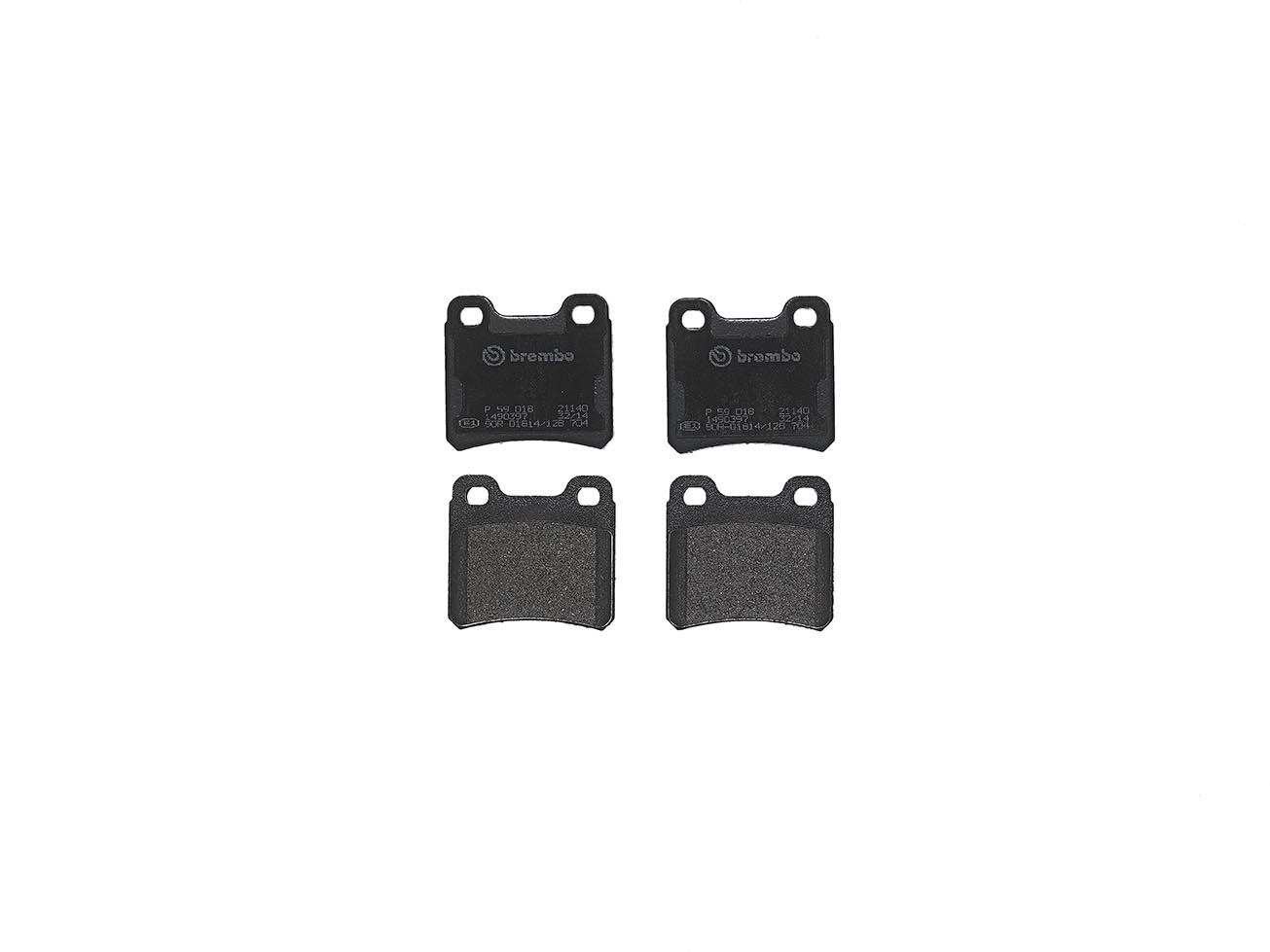 Гальмівні колодки дискові BREMBO P59018 - zapix