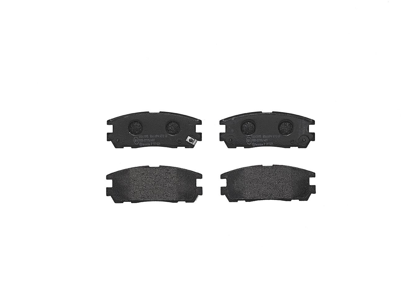 Гальмівні колодки дискові BREMBO P59021 - zapix
