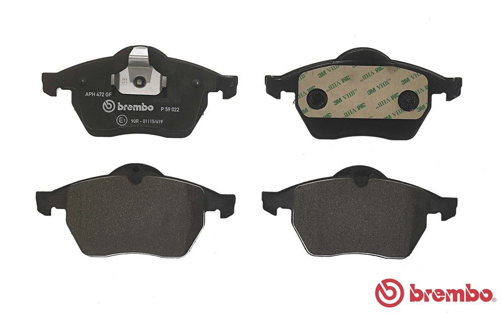 Гальмівні колодки дискові BREMBO P59022 - zapix