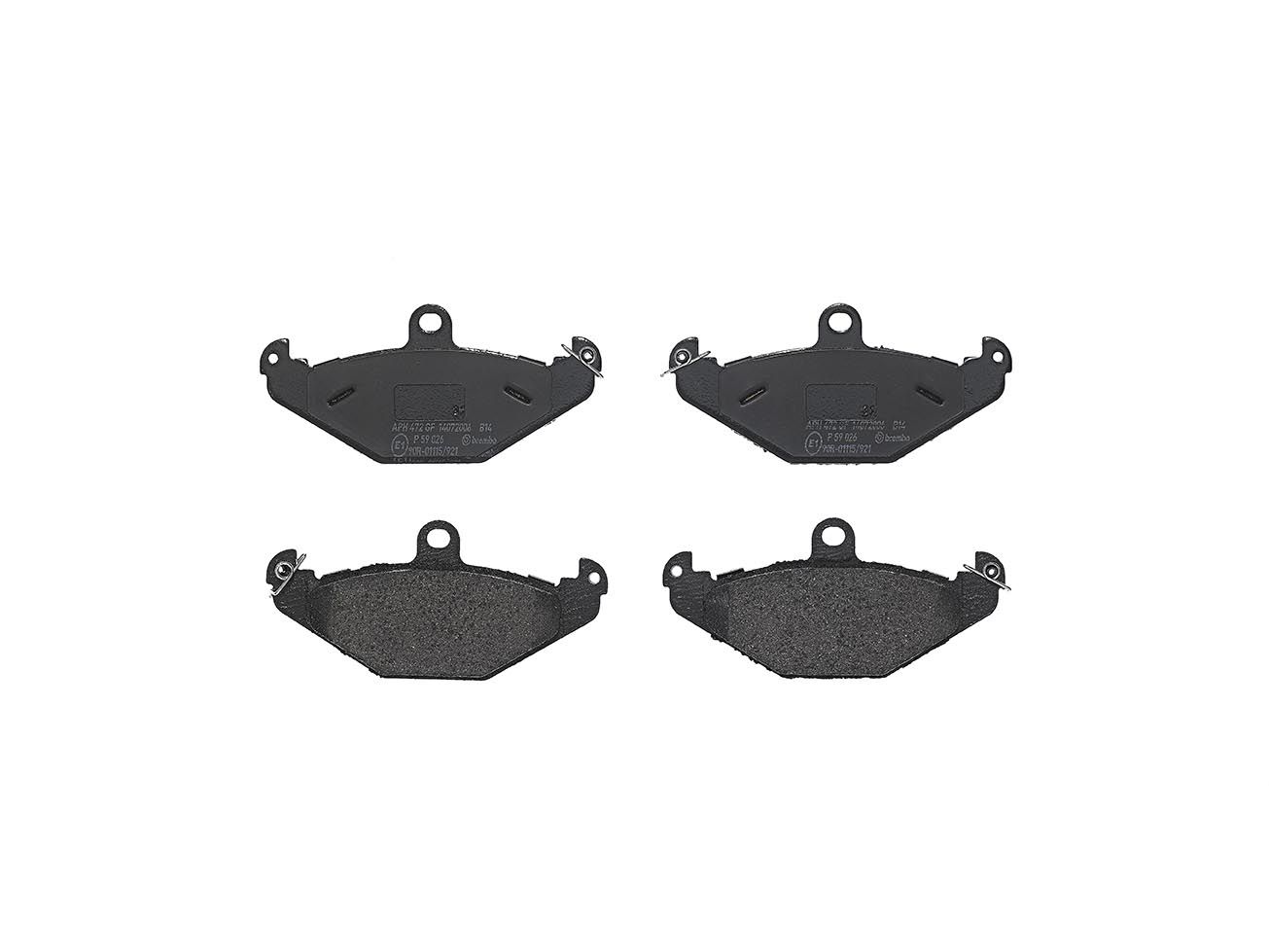 Гальмівні колодки дискові BREMBO P59026 - zapix
