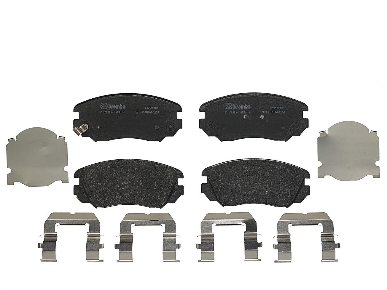Гальмівні колодки дискові BREMBO P59054 - zapix