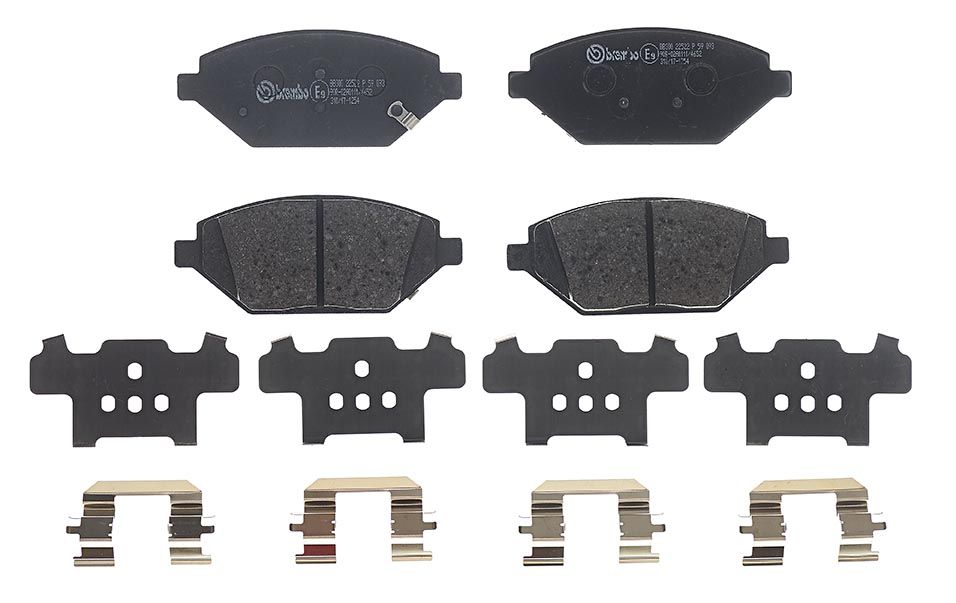 Гальмівні колодки дискові BREMBO P59093 - zapix