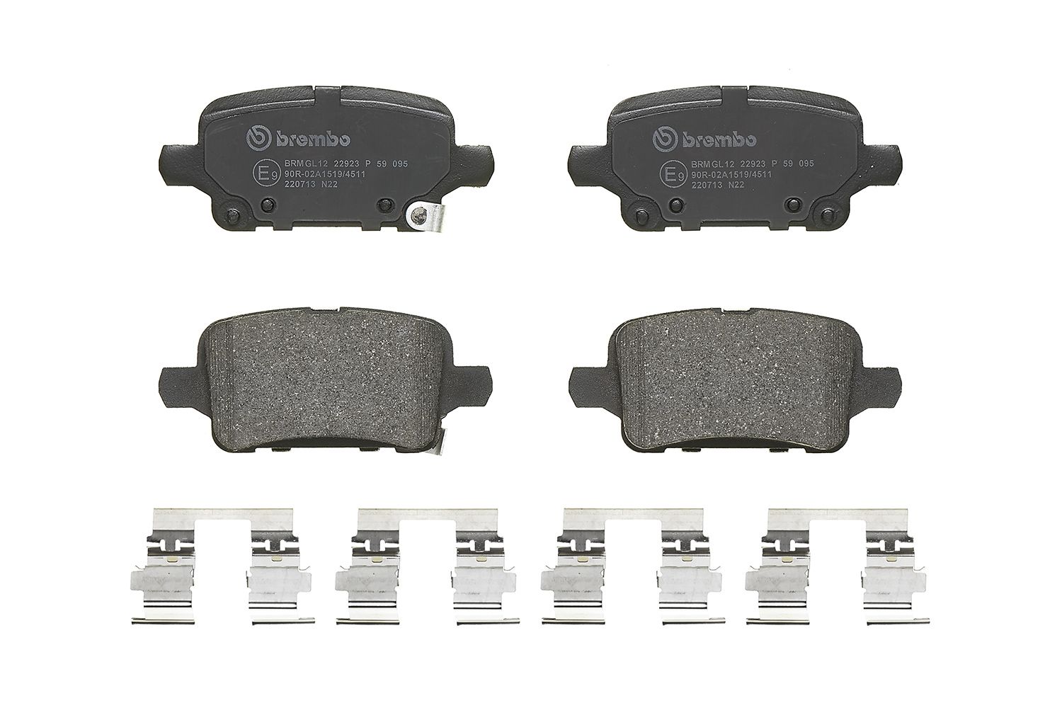 Гальмівні колодки дискові BREMBO P59095 - zapix