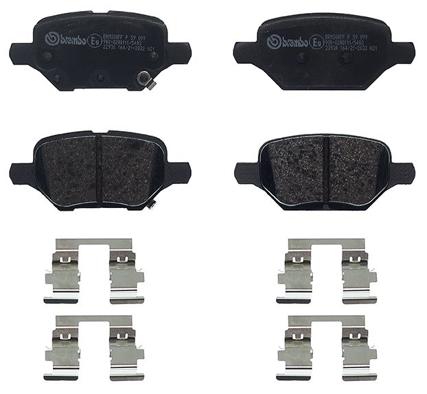 Гальмівні колодки дискові BREMBO P59099 - zapix
