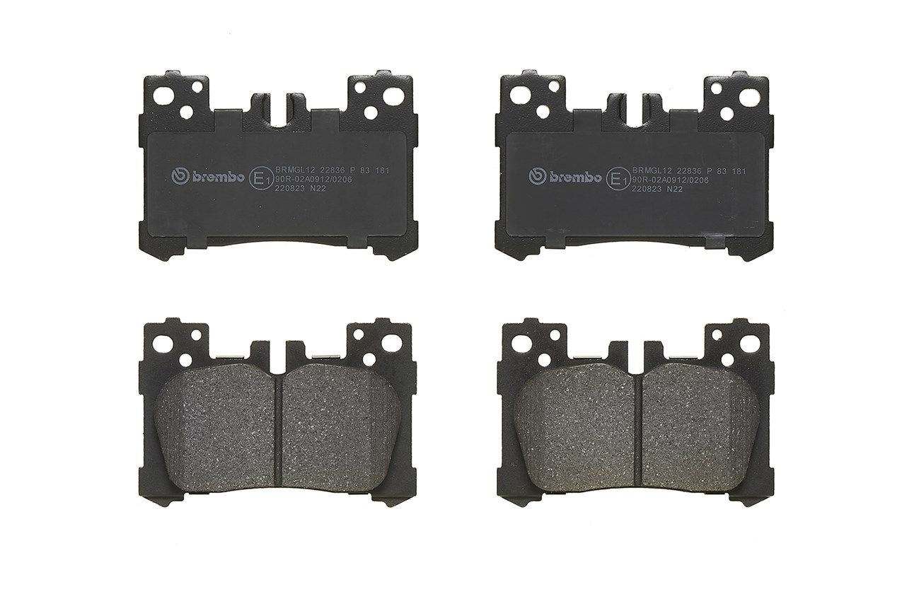 Гальмівні колодки дискові BREMBO P83181 - zapix