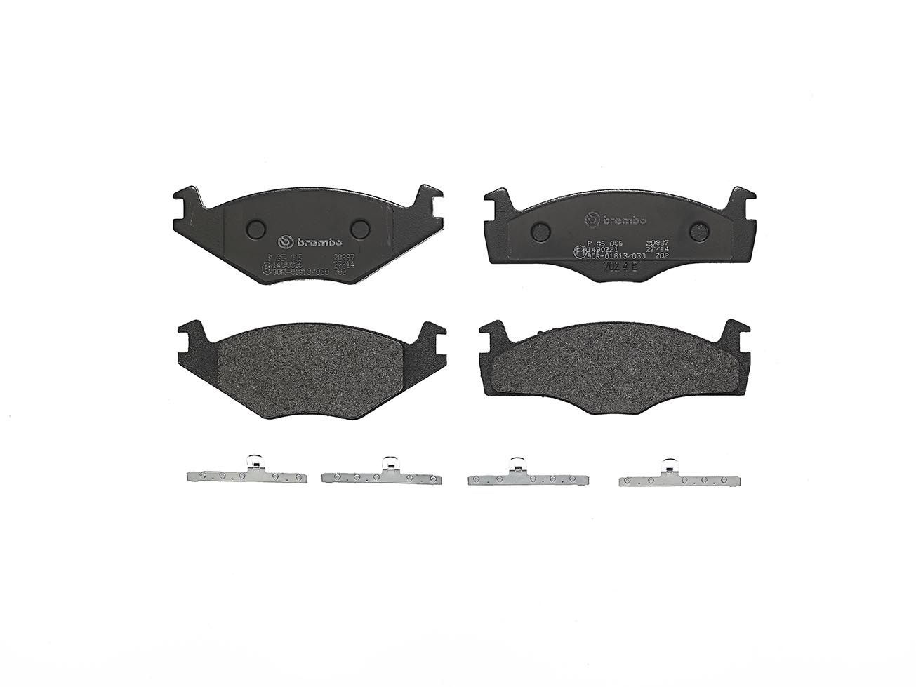 Гальмівні колодки дискові BREMBO P85005 - zapix