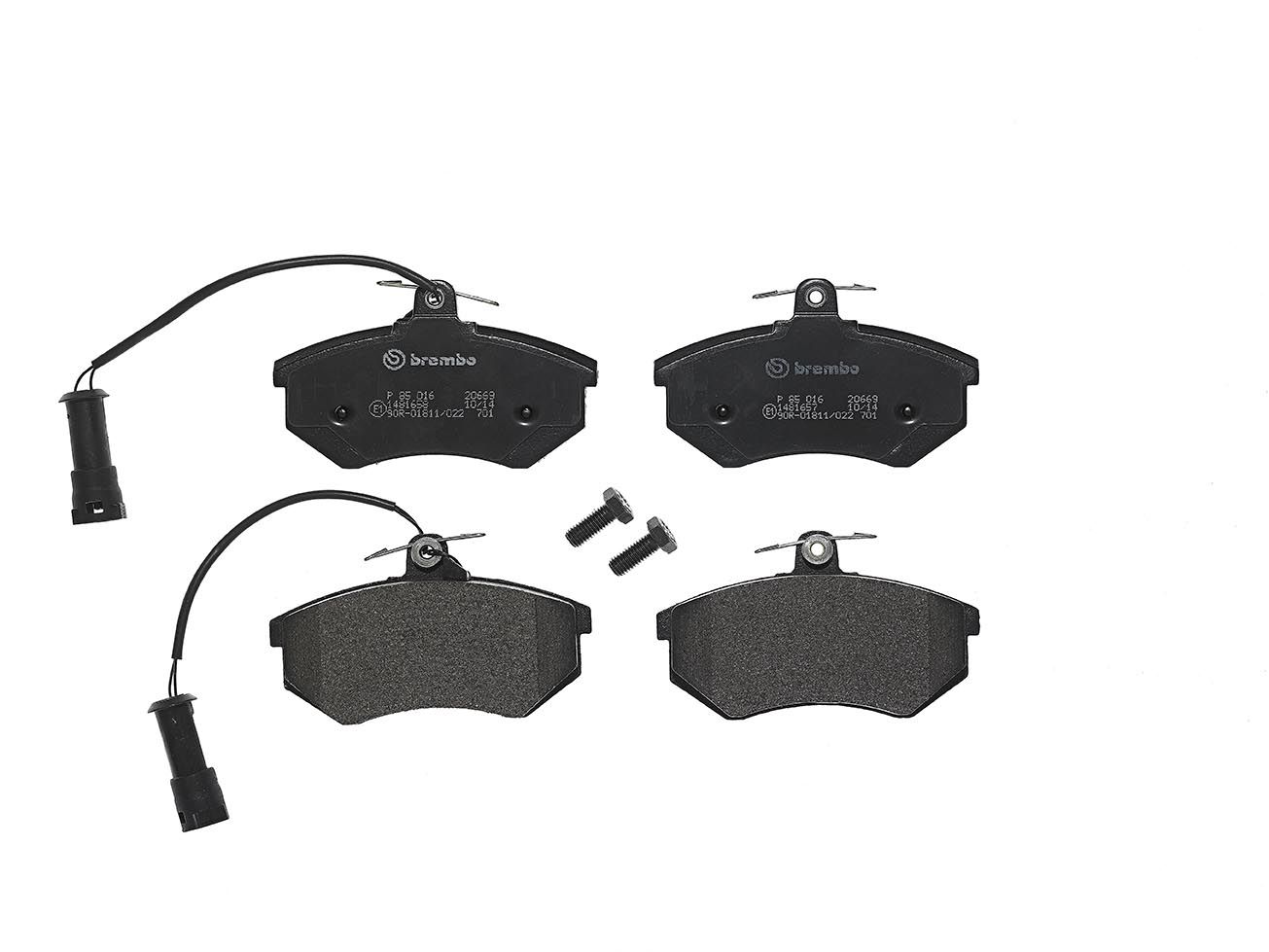Гальмівні колодки дискові BREMBO P85016 - zapix