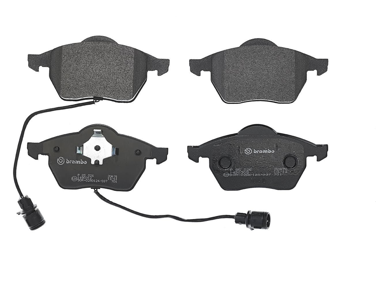 Гальмівні колодки дискові BREMBO P85026 - zapix