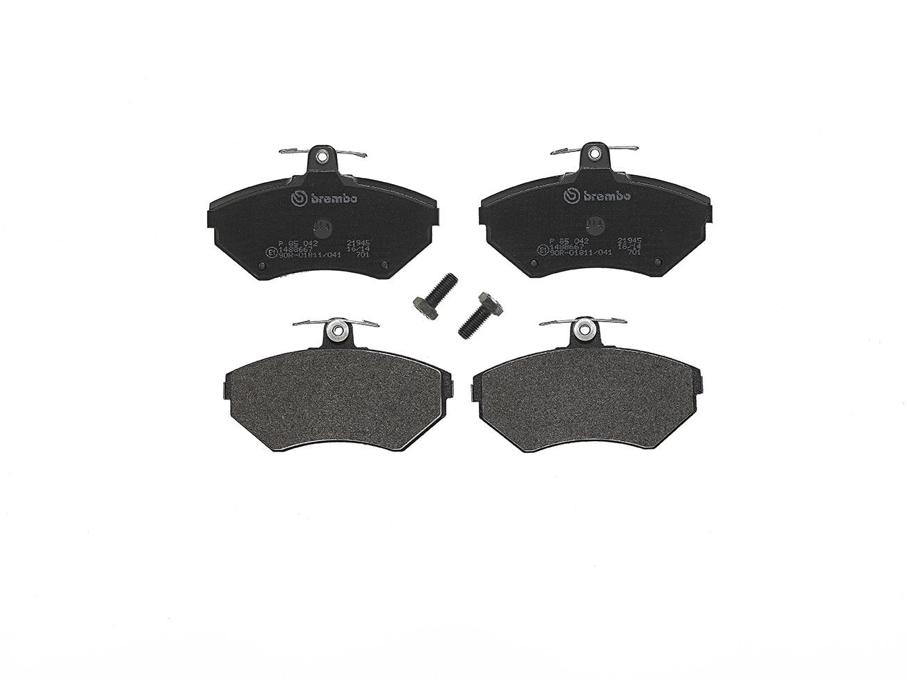 Гальмівні колодки дискові BREMBO P85042 - zapix