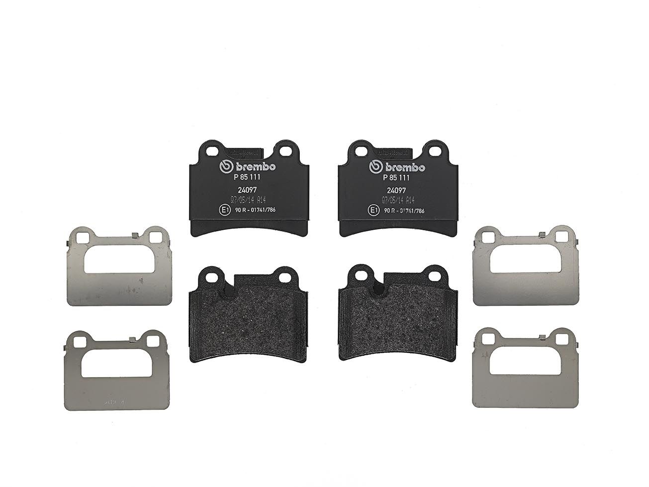 Гальмівні колодки дискові BREMBO P85111 - zapix