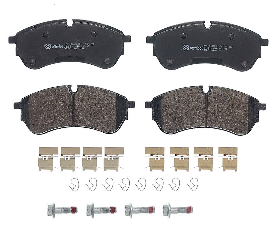 Гальмівні колодки дискові BREMBO P85169 - zapix