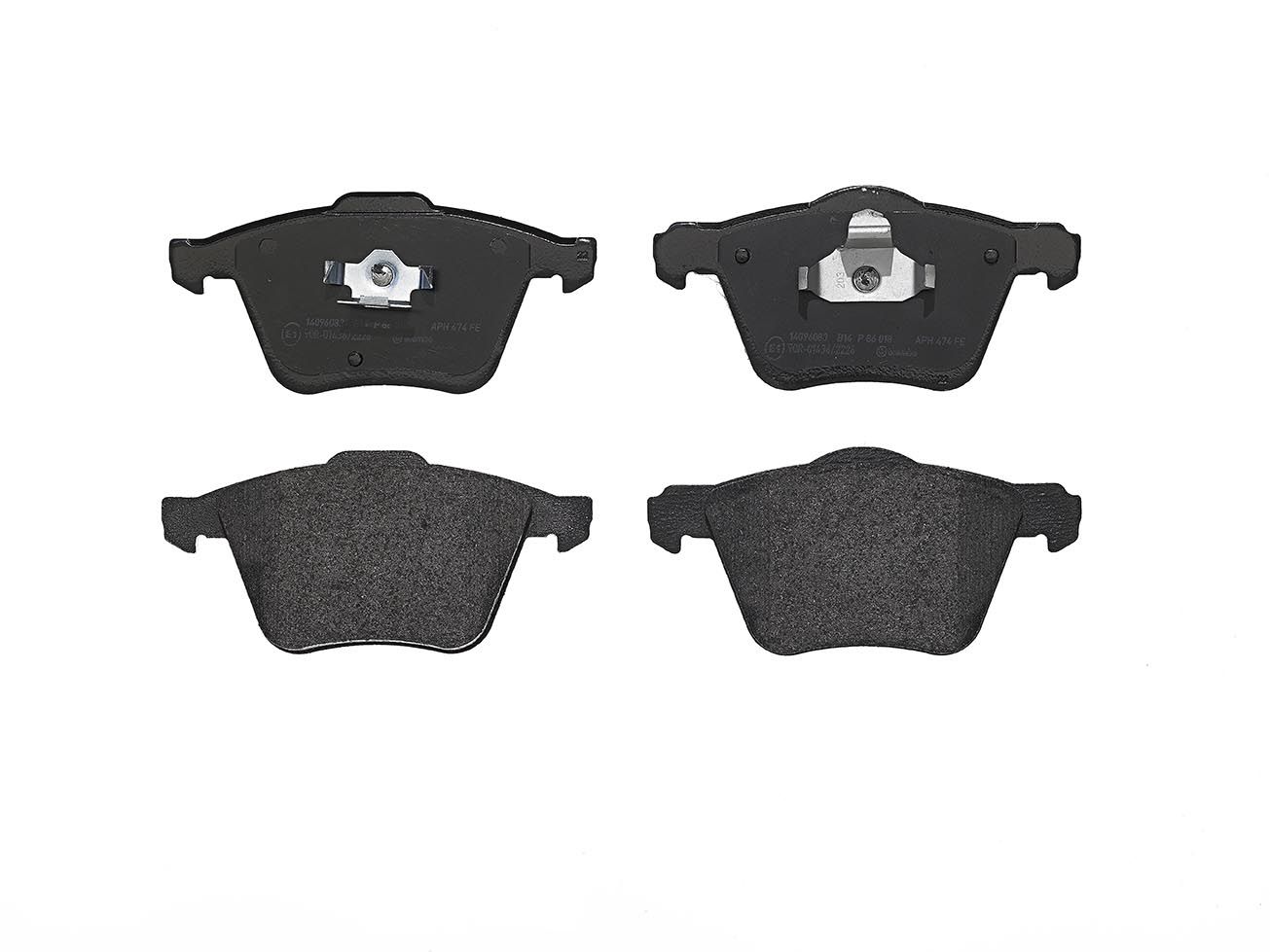 Гальмівні колодки дискові BREMBO P86018 - zapix