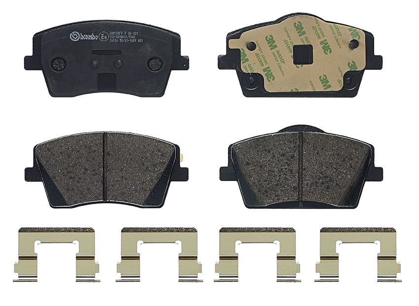 Гальмівні колодки дискові BREMBO P86031 - zapix