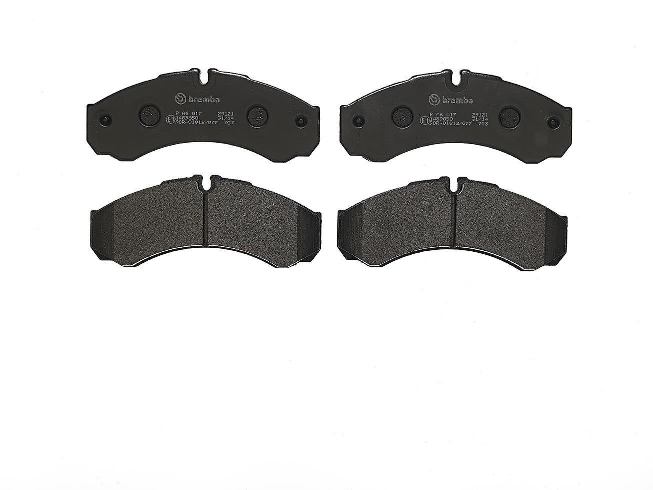 Гальмівні колодки дискові BREMBO PA6017 - zapix
